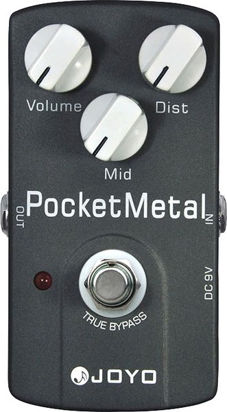 Педаль электрогитарная Joyo JF-35-Pocket-Metal-Dist
