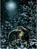 Картина по номерам БЕЛОСНЕЖКА Любовь под снегом / 412-BA-C - 