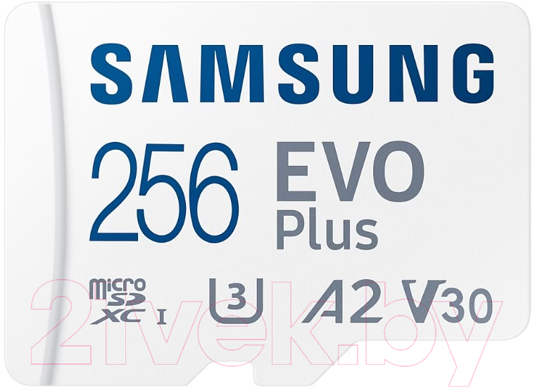 Карта памяти Samsung EVO Plus microSDXC 256GB + адаптер (MB-MC256KA/APC)