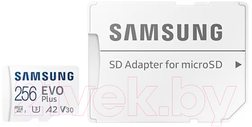 Карта памяти Samsung EVO Plus microSDXC 256GB + адаптер (MB-MC256KA/APC)