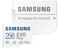 Карта памяти Samsung EVO Plus microSDXC 256GB + адаптер (MB-MC256KA/APC) - 