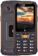 Мобильный телефон F+ R280 (черный/оранжевый) - 