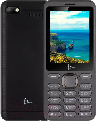 Мобильный телефон F+ S286 (темно-серый)