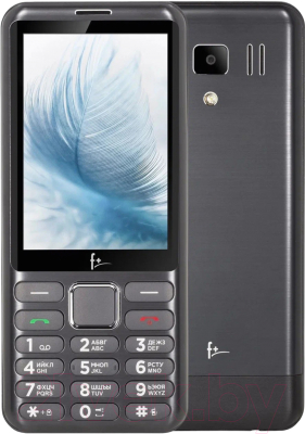 Мобильный телефон F+ S350 (темно-серый)