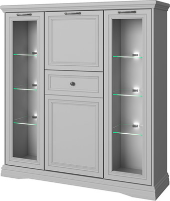 Тумба Anrex Valencia 2V2D1S (серый) -