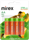 Комплект аккумуляторов Mirex HR6 2700mAh / HR6-27-E4 (4шт) - 
