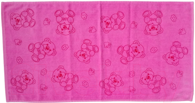 Полотенце детское Goodness Махровое 50x85 (розовый)