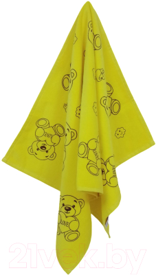 Полотенце детское Goodness Махровое 70x135 (желтый)