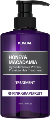 Кондиционер для волос Kundal Honey & Macadamia Treatment Pink Grapefruit (500мл)