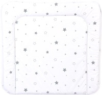 Пеленальный матрас Polini Kids Звездное сияние на комод 77x72 / 0002631-24 (белый/серый) - 