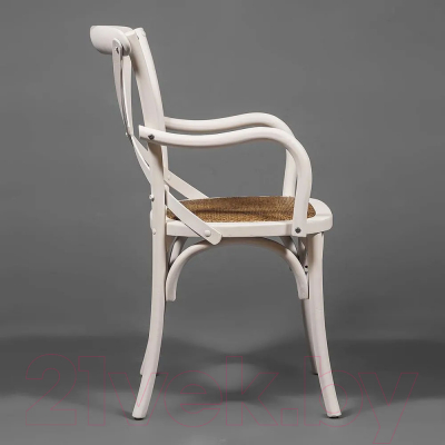 Изображение товара Стул Tetchair Cross 91x55x52 (дерево береза/Butter White)