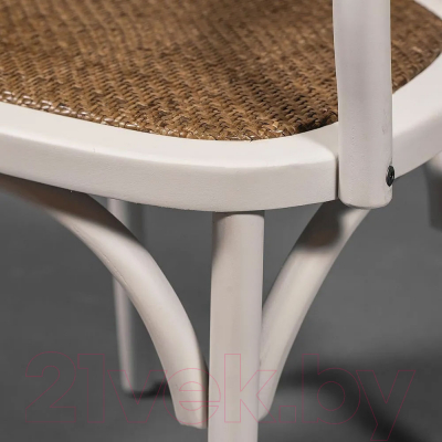 Изображение товара Стул Tetchair Cross 91x55x52 (дерево береза/Butter White)