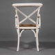 Миниатюра изображения товара Стул Tetchair Cross 91x55x52 (дерево береза/Butter White)