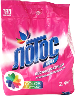 Стиральный порошок Лотос Волга Автомат Color (2.4кг)