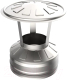 Колпак для дымохода UMKPRO 115х200 AISI 439/439 0.5мм/0.5мм (К) тип-2 - 