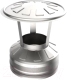 Колпак для дымохода UMKPRO 120х200 AISI 439/439 0.5мм/0.5мм (К) тип-2 - 