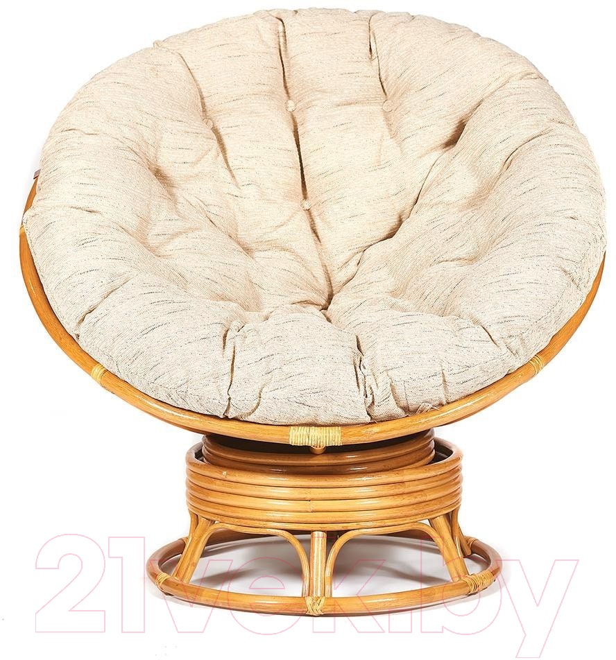 Кресло-качалка Tetchair Papasan W 23/01 B с подушкой