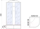 Миниатюра изображения товара Душевая кабина RIVER Desna XL 80/43 MТ