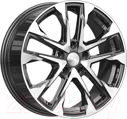 Литой диск SKAD Атакор 17x7" 5x114.3мм DIA 66.6мм ET 37мм Алмаз графит
