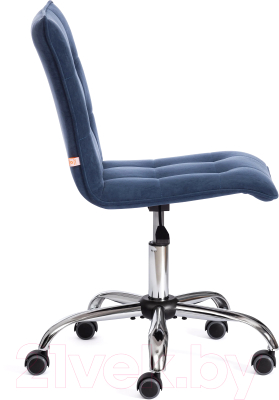 Кресло офисное Tetchair Zero велюр Clermon (светло-синий)
