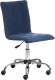 Кресло офисное Tetchair Zero велюр Clermon (светло-синий) - 