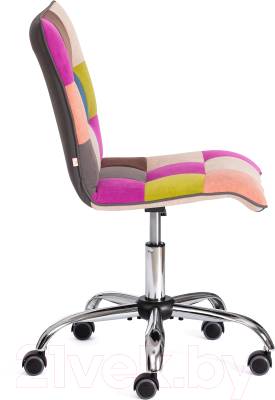 Кресло офисное Tetchair Zero спектр ткань флок (цветной)