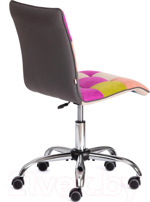 Кресло офисное Tetchair Zero спектр ткань флок (цветной)