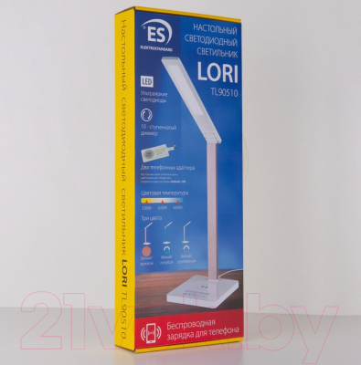 Настольная лампа Евросвет Lori TL90510 (белый/голубой)