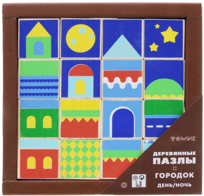 

Развивающая игра Томик, Городок. День и ночь / 121