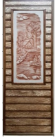 

Деревянная дверь для бани Dlyabani, Состаренная Одинокая елка 70x190 / 302097