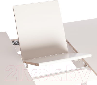 Обеденный стол Tetchair Caterina Provence 100+30x70x75 (бук/Ivory White)