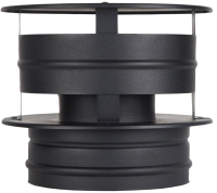 Дефлектор для дымохода КПД 120х200 (черный) - 