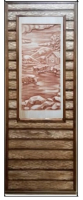 

Деревянная дверь для бани Dlyabani, Состаренная Лодка 80x180 / 302288