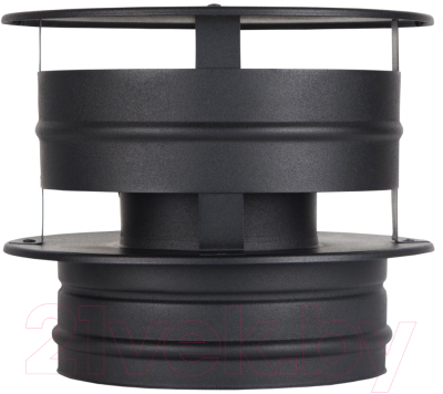 Дефлектор для дымохода КПД 150х230 (черный)
