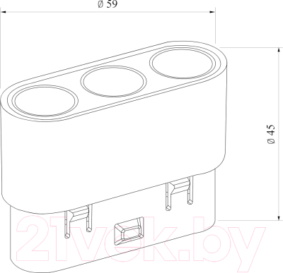 Трековый светильник Elektrostandard Smally 85511/01 (черный/белый)