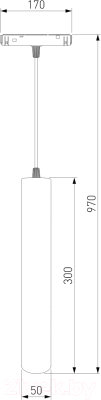 Трековый светильник Elektrostandard Slim Magnetic P01 / 85014/01 (белый)