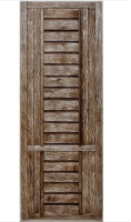 

Деревянная дверь для бани Dlyabani, Состаренная 70x190 / 300197