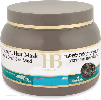 Маска для волос Health & Beauty Увлажняющая для сухих окрашенных волос с грязью Мертвого моря (250мл)