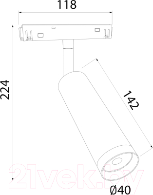 Трековый светильник Elektrostandard Porte 85508/01 (белый)