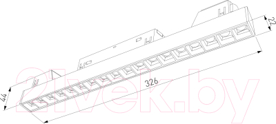 Трековый светильник Elektrostandard Slim Magnetic SL03 / 85006/01 (белый)