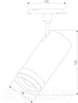 Трековый светильник Elektrostandard Modify 85045/01 (черный)