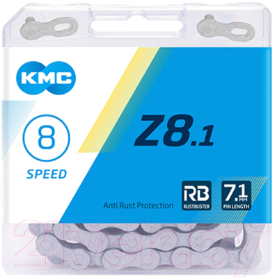 Цепь для велосипеда KMC Z8.1 1/2"X3/32"X116L RB