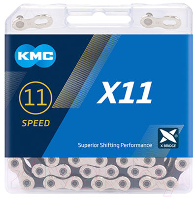 Цепь для велосипеда KMC X11 1/2"X11/128"X114L