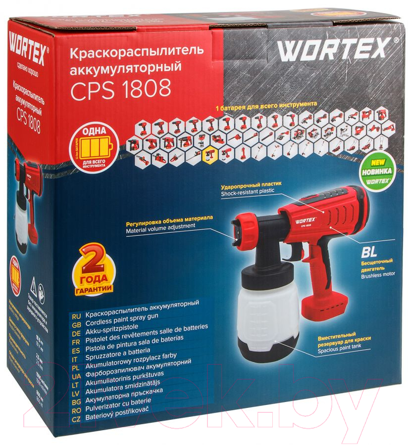 Краскопульт электрический Wortex CPS 1808