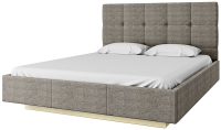 Двуспальная кровать Anrex Modern 160 М ПМ (персидский жемчуг/лофт серый) - 