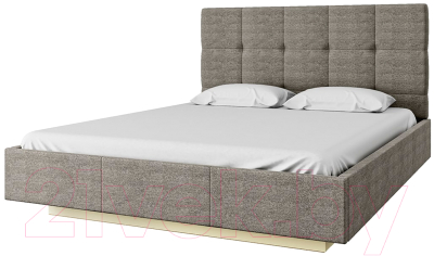 Двуспальная кровать Anrex Modern 160 М ПМ (персидский жемчуг/лофт серый)