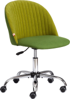 Кресло офисное Tetchair Melody флок/экошерсть (олива/зеленый 23/1811-19) - 