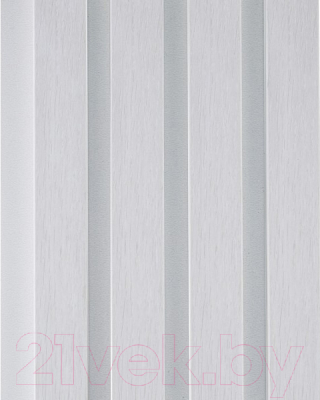Реечная панель Grace МДФ 3D Line Modern L01 Береза белая (2750х160х19 мм)