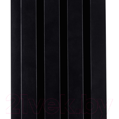 Реечная панель Grace МДФ 3D Line Modern L04 Черная (2750х160х19мм)