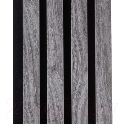 Реечная панель Grace МДФ панель 3D Line Modern L05 Серый тик (2750х160х19мм)